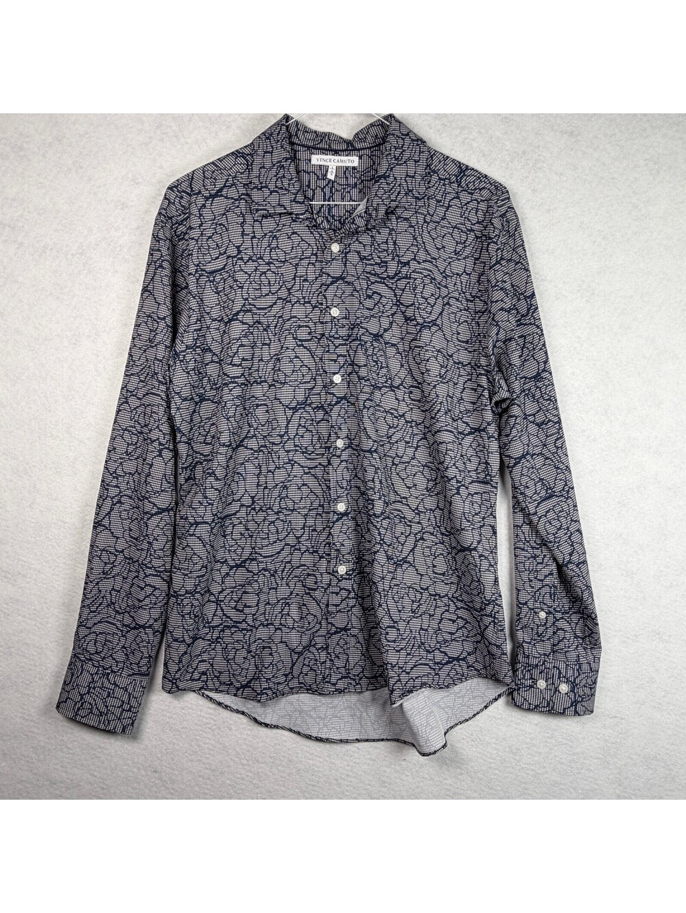 Vince Camuto Long Sleeve Button-Up Shirt Size L